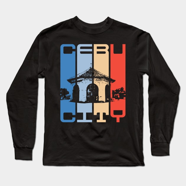 Cebu City Magellan Cross Cebuano Pinoy Gift Philippines Long Sleeve T-Shirt by teeleoshirts